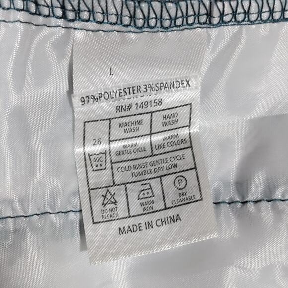 Public Record 5" Swim Trunks Hawaiian Floral Mens Large Standard Fit Unlined - Picture 12 of 14